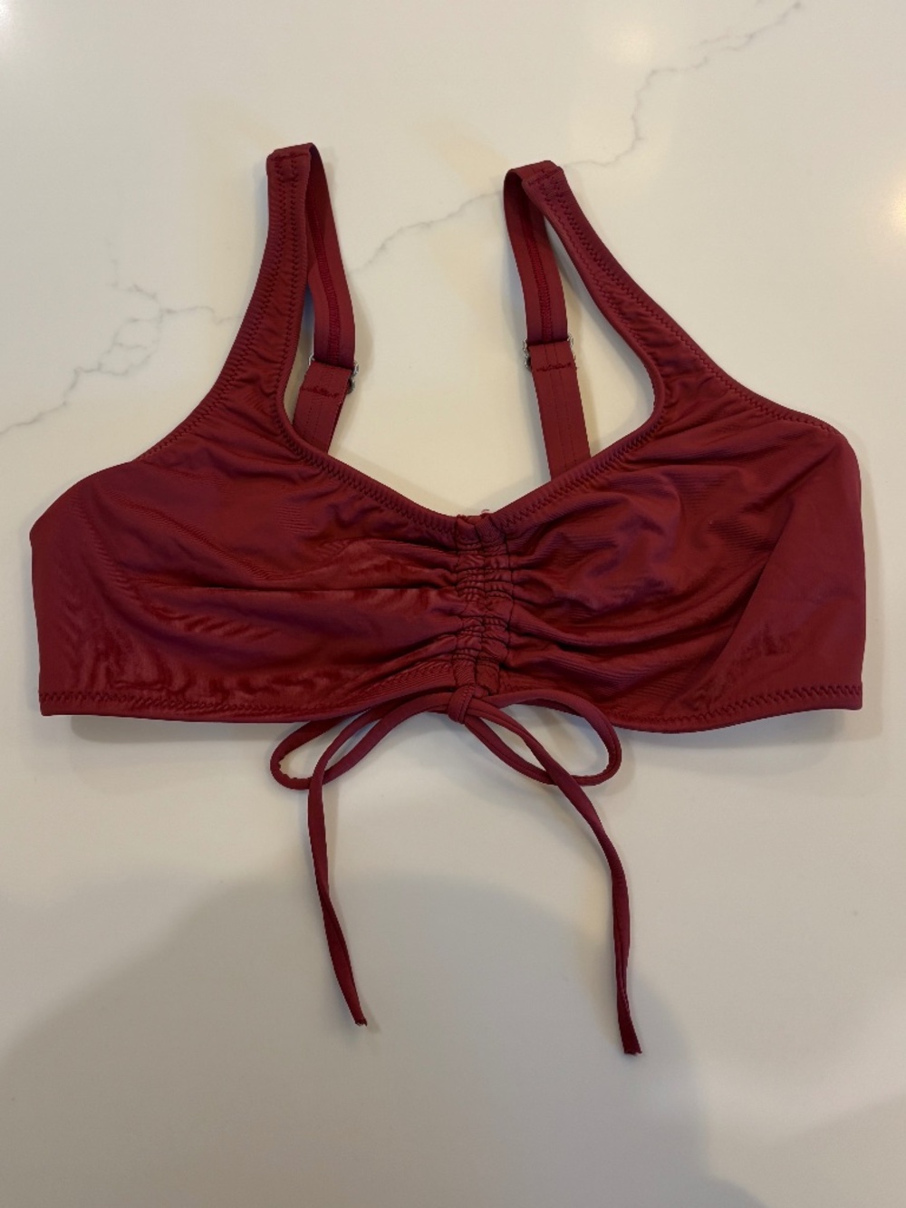 Rhythm Ruched Bikini Top